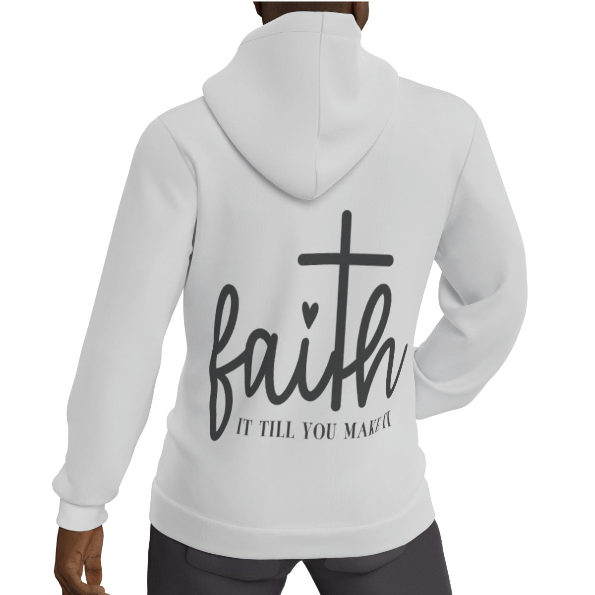 All-Over Print Men's Thicken Pullover Hoodie - Faith Inspired Custom Apparel