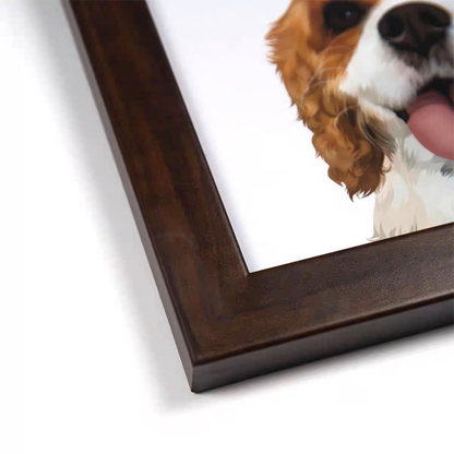 Custom One Pet Portrait | Modern Design Featuring Your Beloved Pet