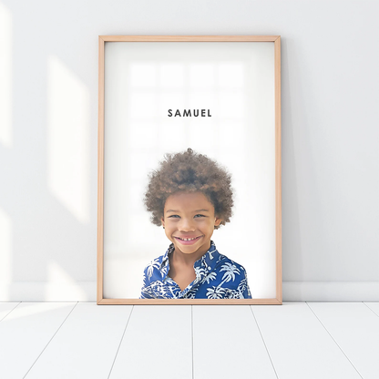 Custom Children Portrait from Photo | Personalized Child & Family Portrait