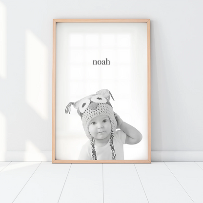 Custom Children Portrait from Photo | Personalized Child & Family Portrait