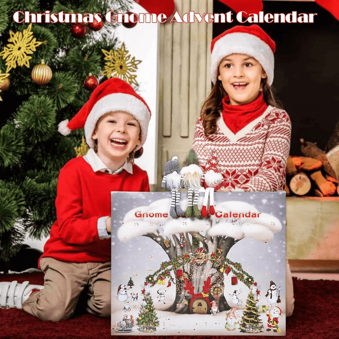 🎄2024 Christmas Countdown Advent Calendar Gnome Blind Box Family Gift